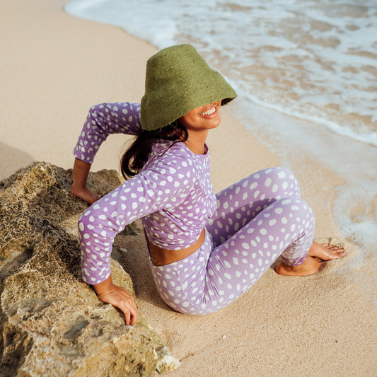 ARNOLDI Organic Cotton Sweatshirt, in Lilac Purple - The Peony Haus