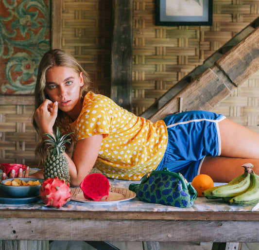 ARNOLDI Organic Cotton Shirt, in Golden Saffron - The Peony Haus