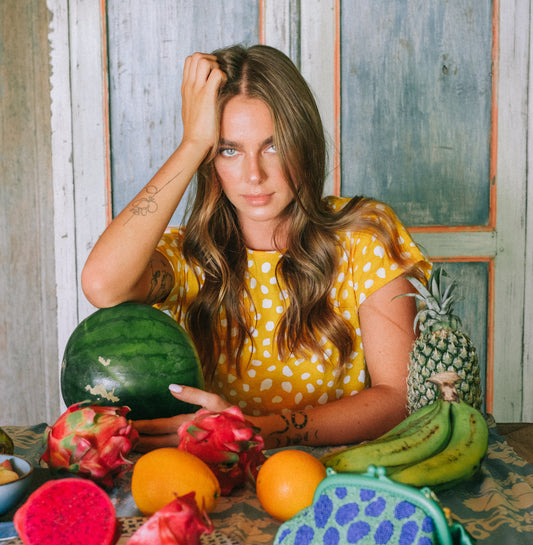 ARNOLDI Organic Cotton Shirt, in Golden Saffron - The Peony Haus