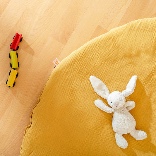 Organic Cotton Activity Mat Havane - Honey - The Peony Haus