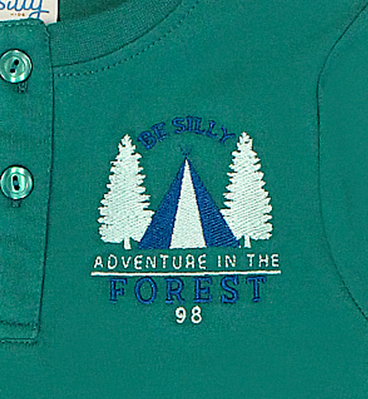 Adventure in the forest organic tshirt - The Peony Haus