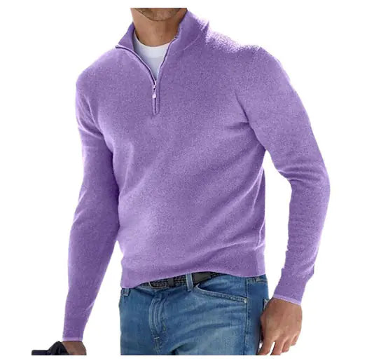 Men's Cashmere Long Sleeve Sweater