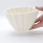Elysian Fluted Porcelain Candle Holder