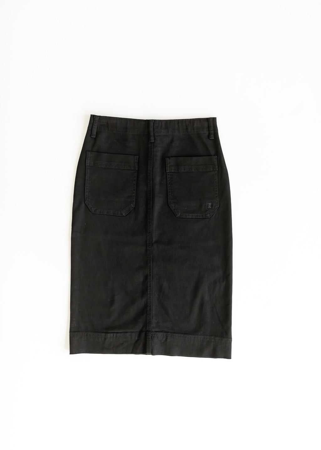 Erica Cotton Twill Midi Skirt - 98% Cotton