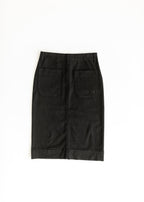 Erica Cotton Twill Midi Skirt - 98% Cotton