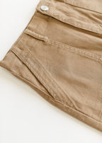 Erica Cotton Twill Midi Skirt - 98% Cotton