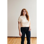 The Everyday Organic Cotton Tee in Peach