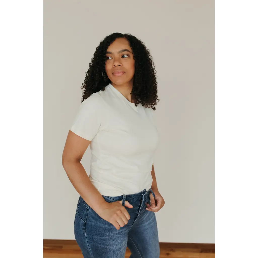 Organic Cotton Everyday T-Shirt in Natural