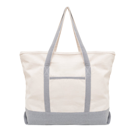 Extra Large Canvas Tote - The Peony Haus