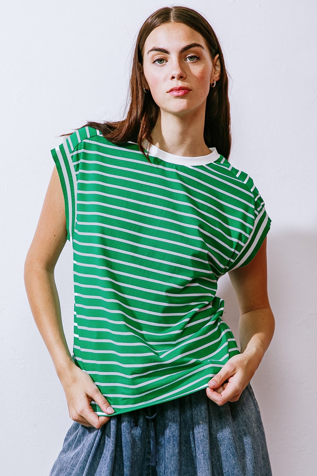 DRIFTWOOD DAYDREAMS KNIT TOP - 90% Cotton