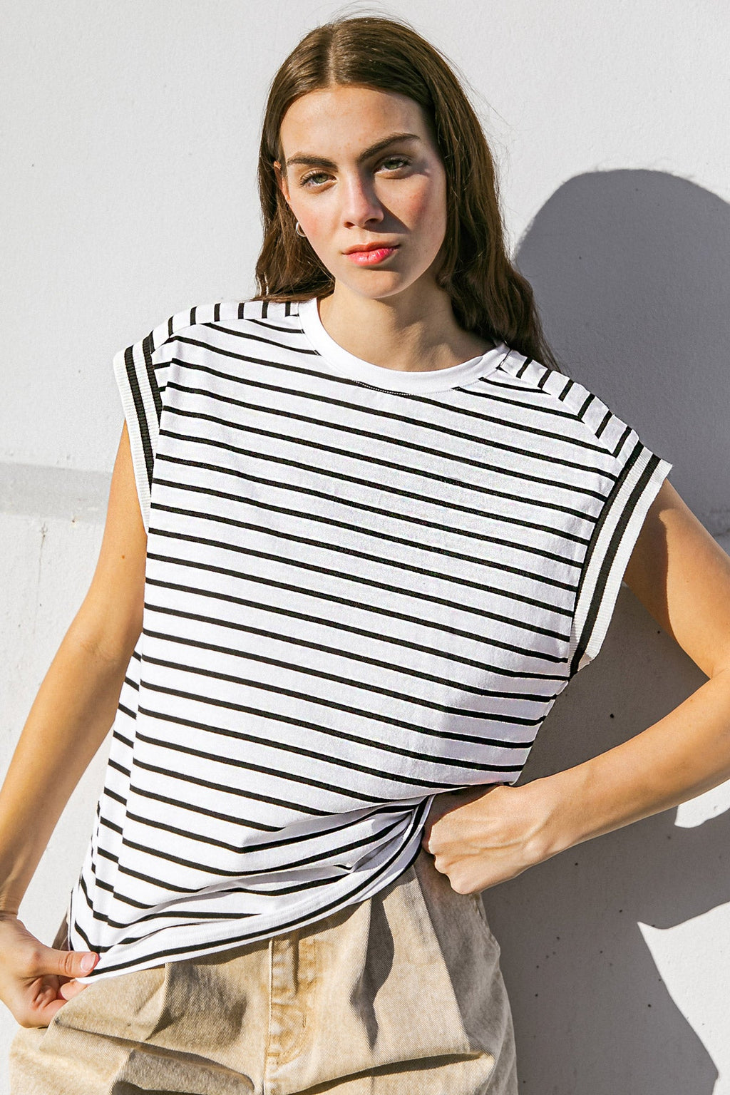 DRIFTWOOD DAYDREAMS KNIT TOP - 90% Cotton