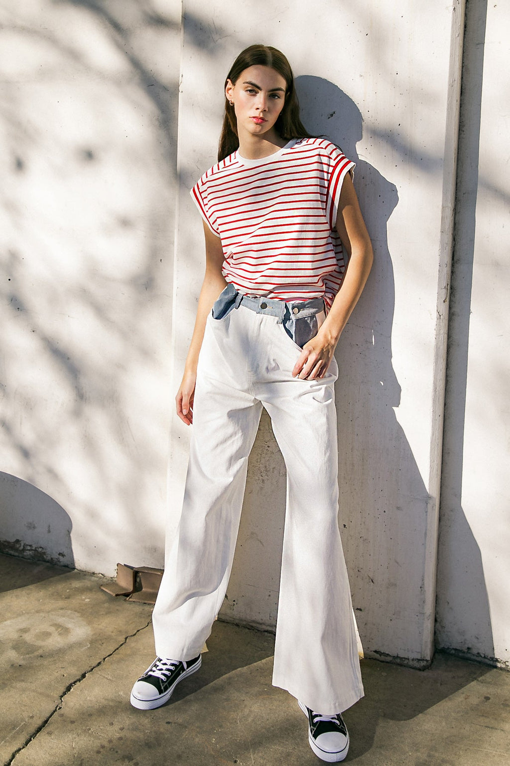 DRIFTWOOD DAYDREAMS KNIT TOP - 90% Cotton