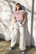 DRIFTWOOD DAYDREAMS KNIT TOP - 90% Cotton