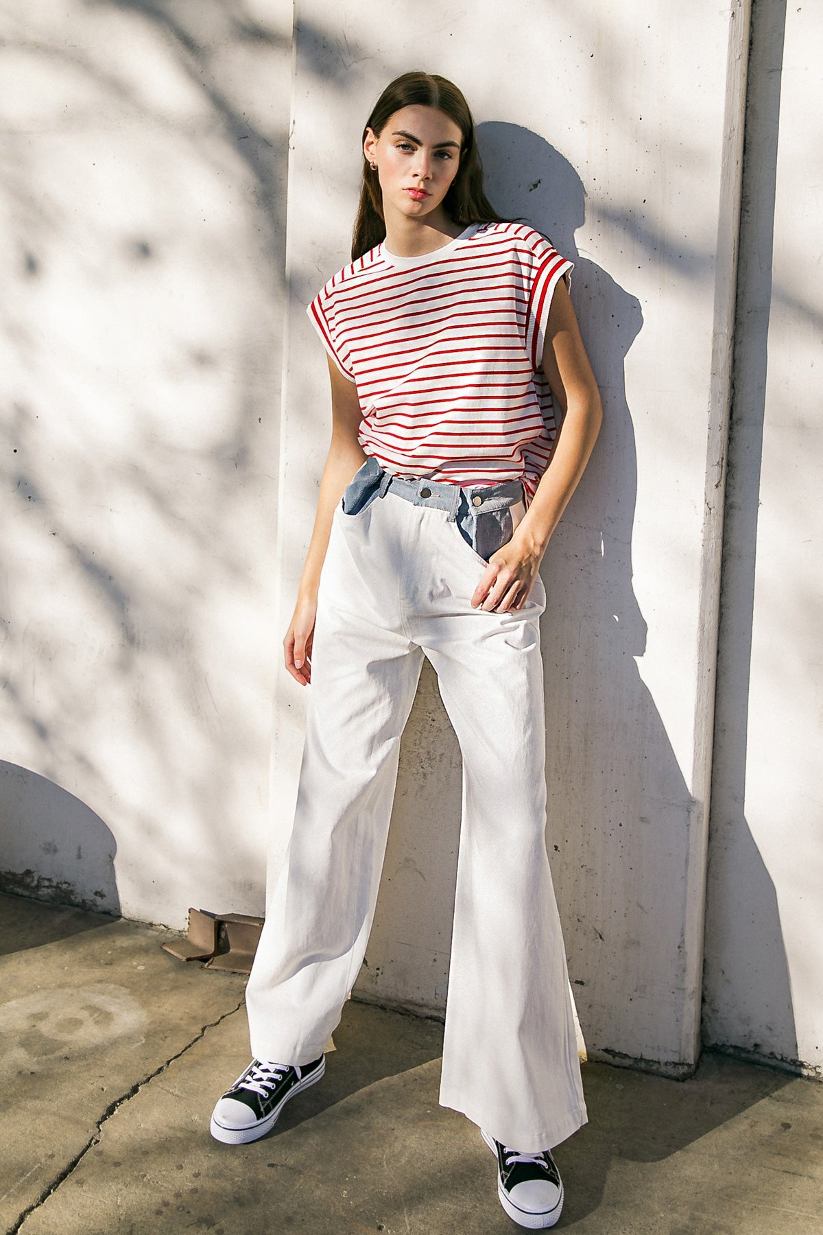 DRIFTWOOD DAYDREAMS KNIT TOP - 90% Cotton