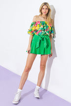 BE BACK NEVER TWILL SKORT - 98% Cotton