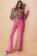 COMING TOGETHER TWILL PANTS - 98% Cotton