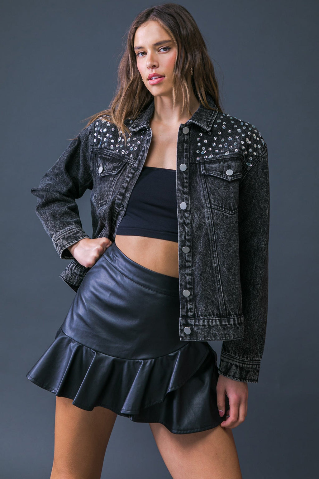 BE TRUE TO YOU DENIM JACKET - 90% Cotton