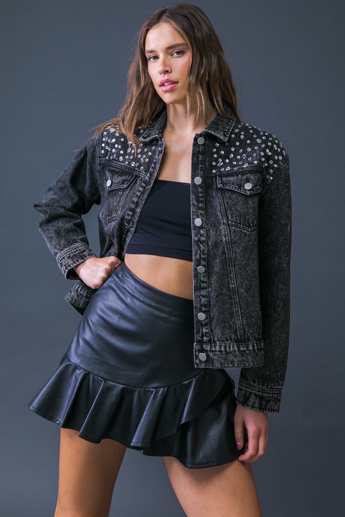 BE TRUE TO YOU DENIM JACKET - 90% Cotton