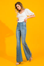 MY MUSE WASHED JEANS - 98% Cotton