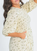 Flora Smocked Midi Dress