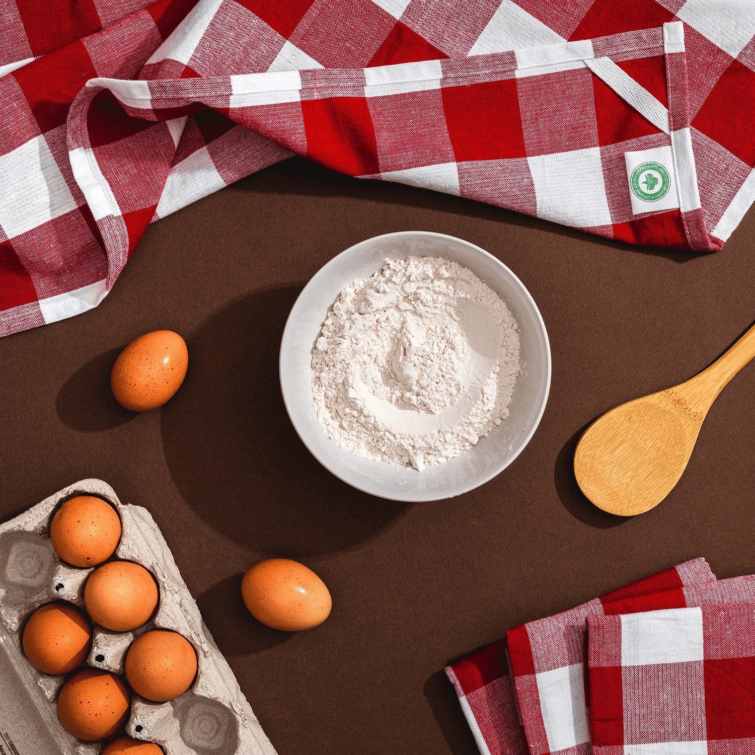 Plaid Kitchen Towels - The Peony Haus