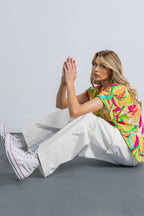 ADORABLE POSH WOVEN CARGO PANTS - 97% Cotton