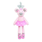 Ballerina Mouse Pacifier Buddy - Hypoallergenic 100% Cotton