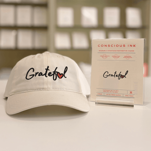 Grateful Access Cap + Ink (Faded Bone)