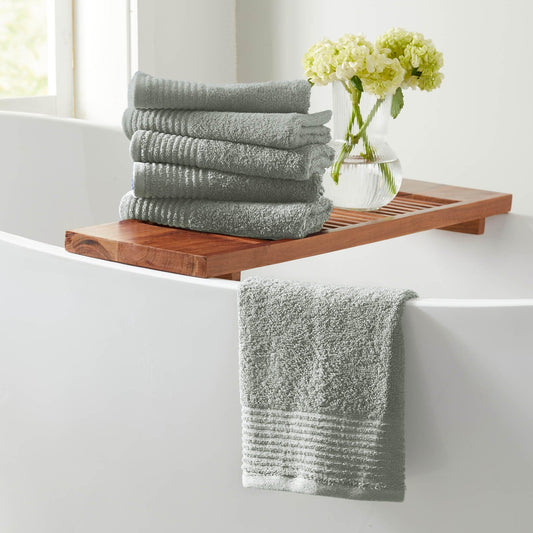 6 Pack Cotton Hand Towels - Kasper Collection - The Peony Haus