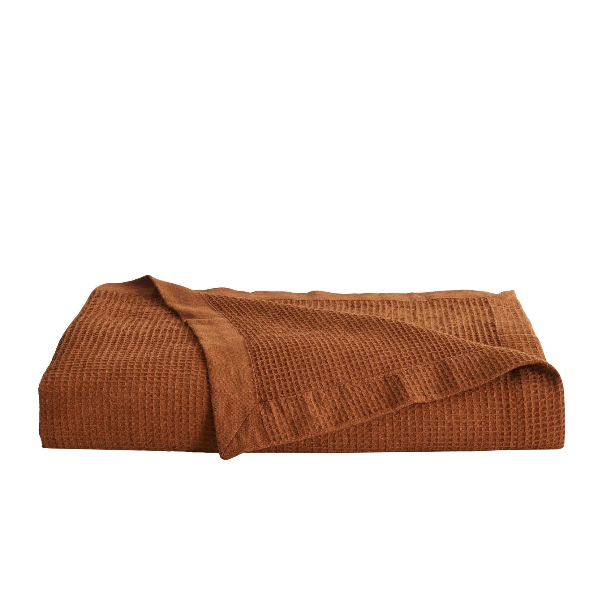 100% Cotton Small Waffle Weave Blanket