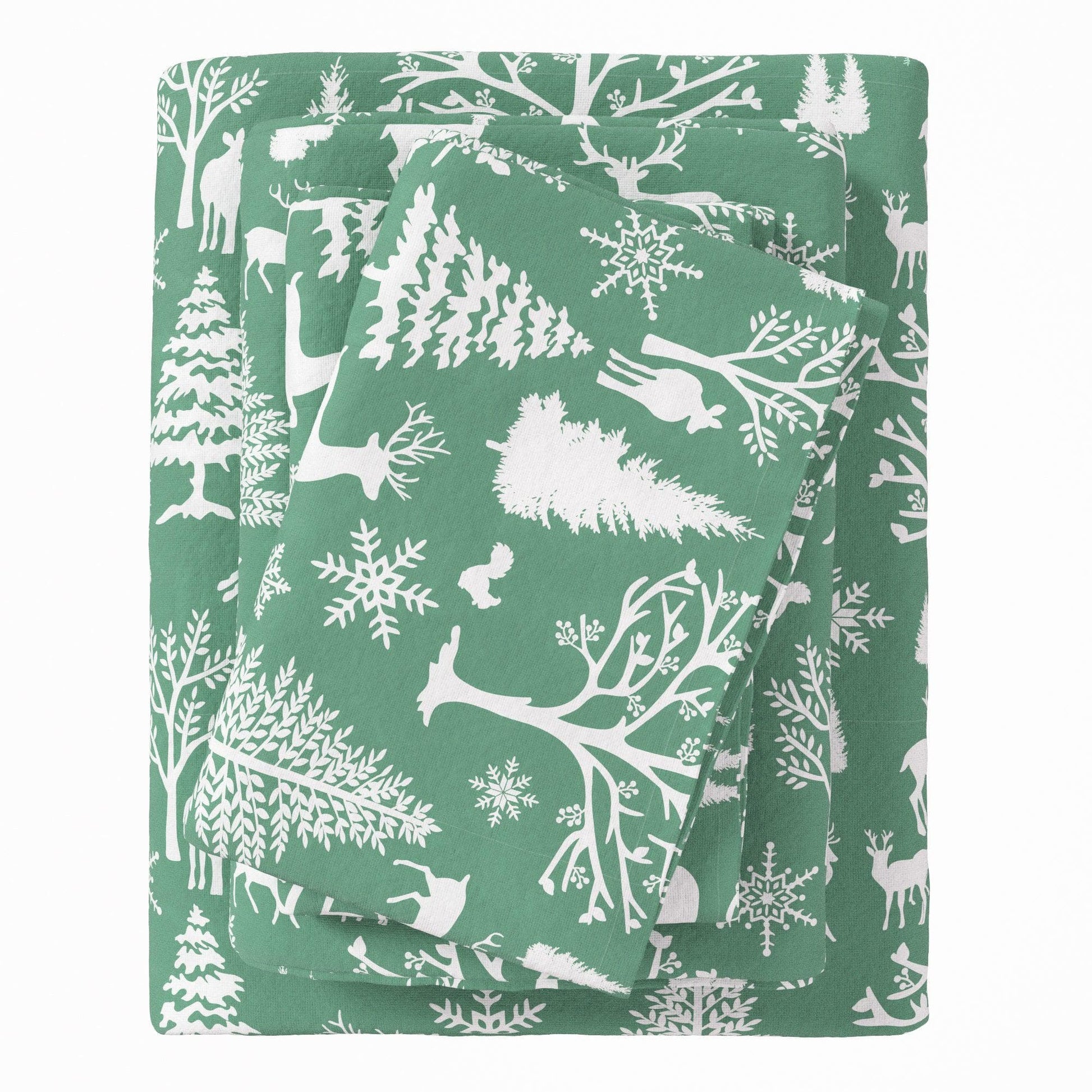 4-Piece Turkish Cotton Flannel Sheet - Lakeview Collection