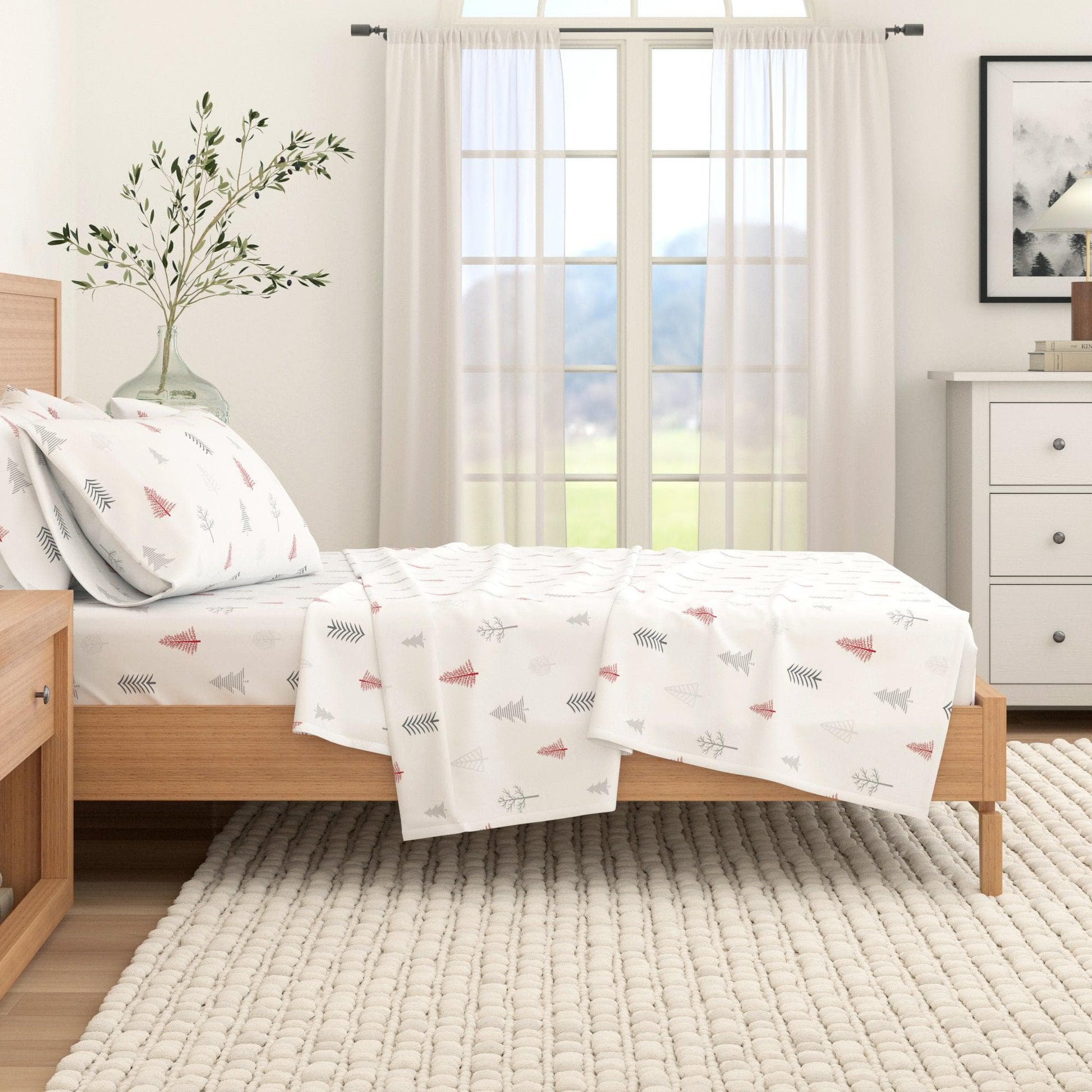 100% Turkish Cotton Flannel Sheet Sets - Boulder Collection