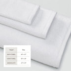 Cotton Textured Bath Towel Set - Acacia Collection