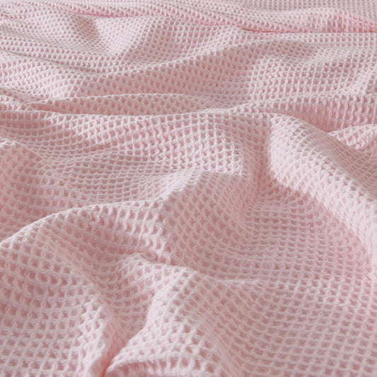 100% Cotton Waffle Weave Blanket - Mikala Collection - The Peony Haus
