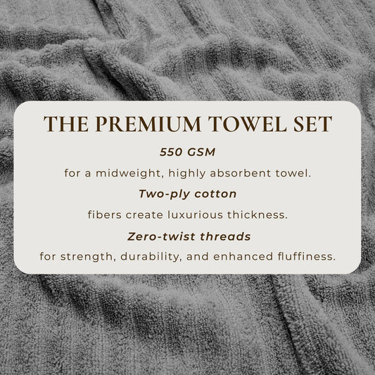 Luxury Cotton Towels - Karina Collection - The Peony Haus