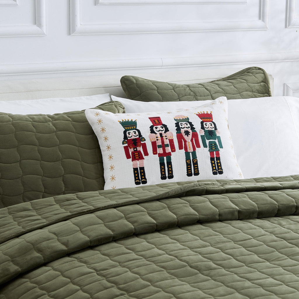 Holiday Throw Pillow - Jubilee Collection -  90% Cotton Cover