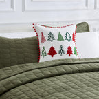 Holiday Throw Pillow - Jubilee Collection -  90% Cotton Cover