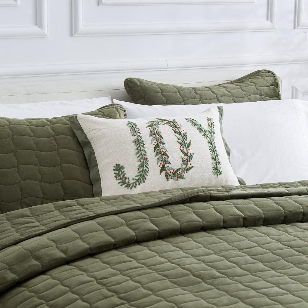 Holiday Throw Pillow - Jubilee Collection -  90% Cotton Cover