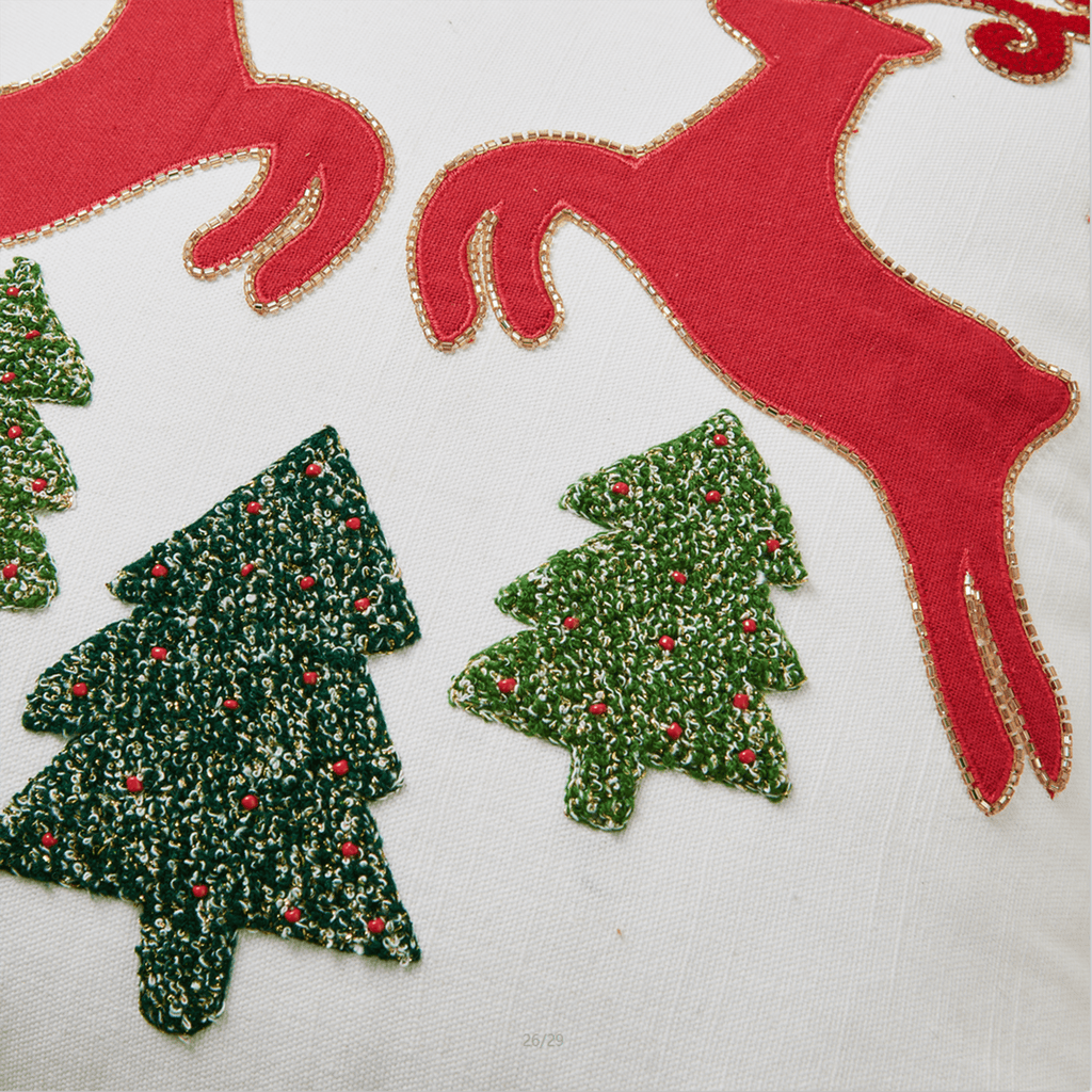 Holiday Throw Pillow - Jubilee Collection -  90% Cotton Cover