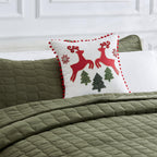Holiday Throw Pillow - Jubilee Collection -  90% Cotton Cover
