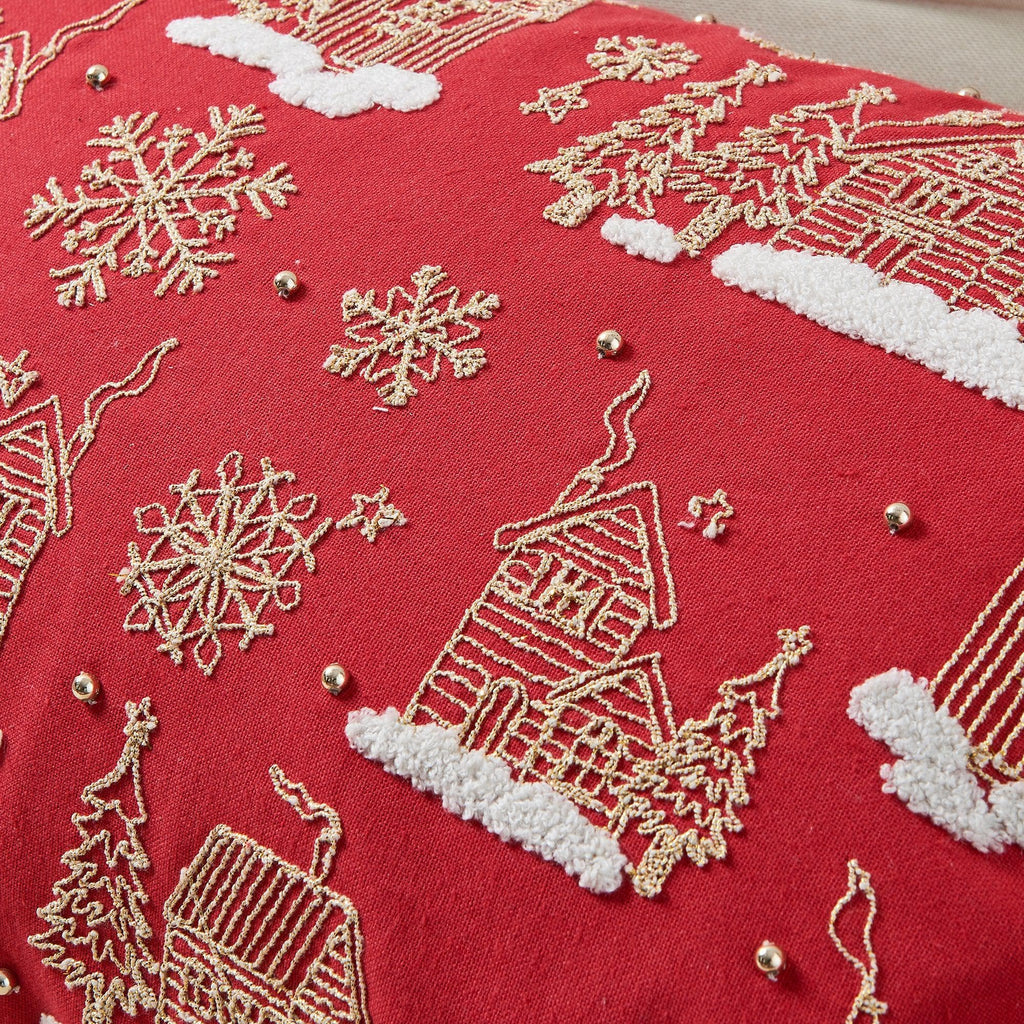 Holiday Throw Pillow - Jubilee Collection -  90% Cotton Cover