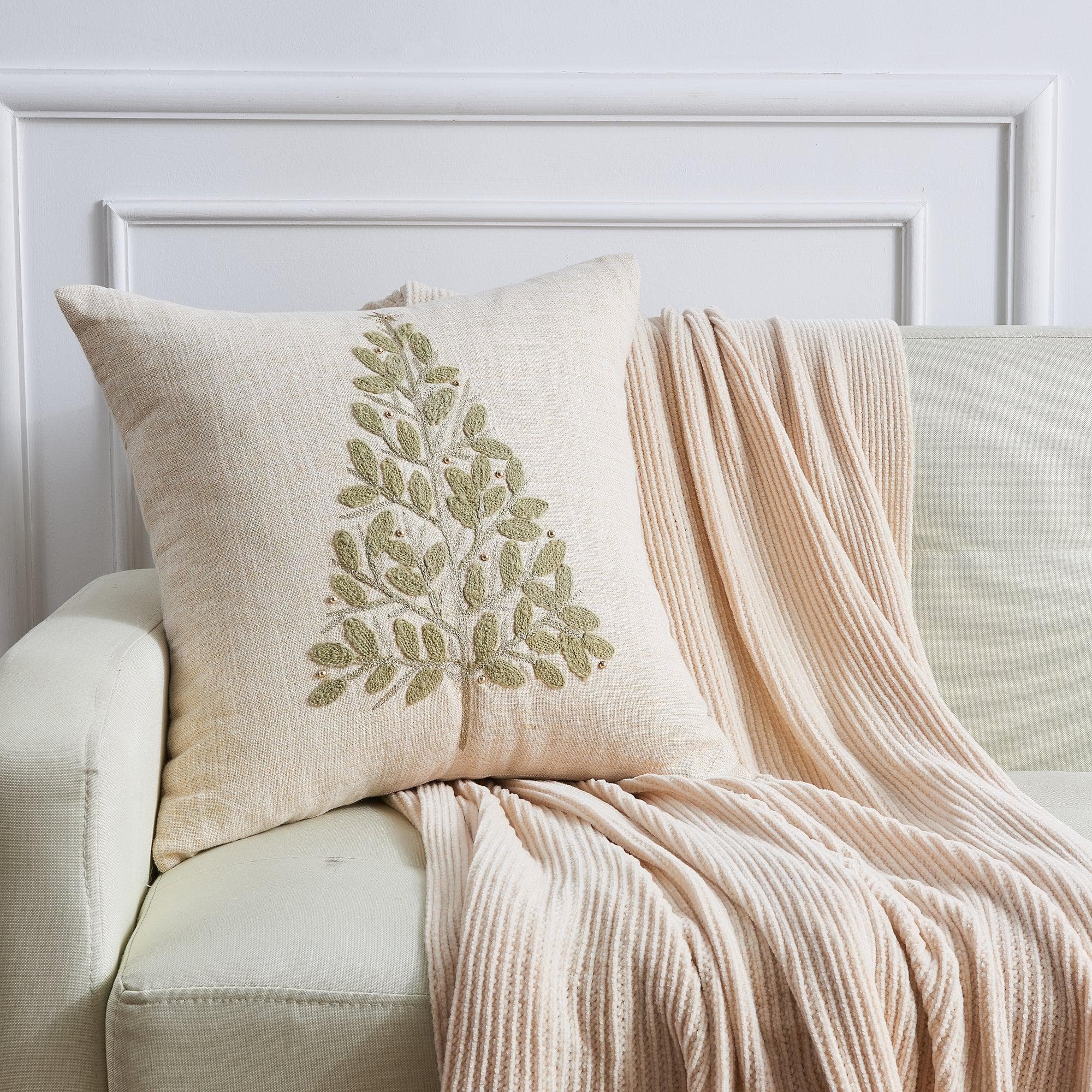 Holiday Throw Pillow - Jubilee Collection -  90% Cotton Cover