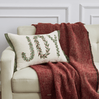 Holiday Throw Pillow - Jubilee Collection -  90% Cotton Cover