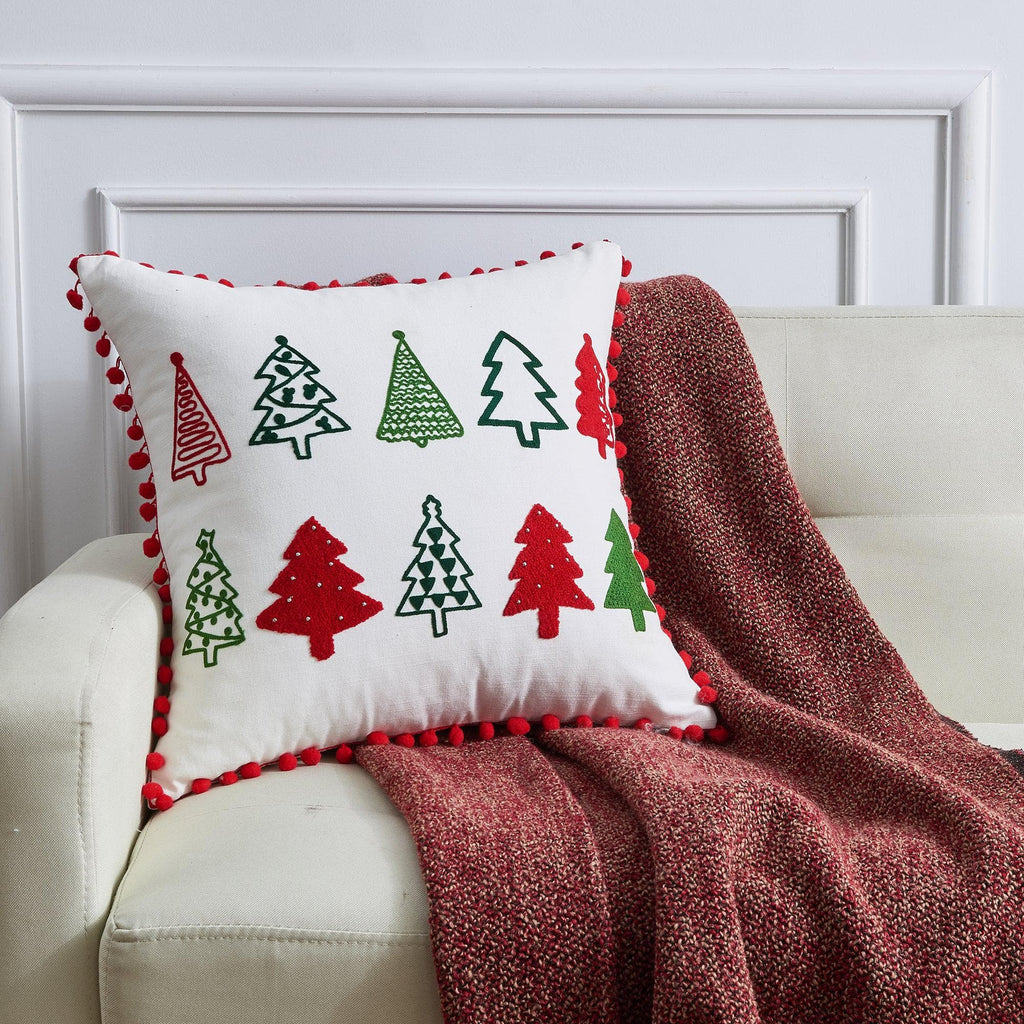 Holiday Throw Pillow - Jubilee Collection -  90% Cotton Cover