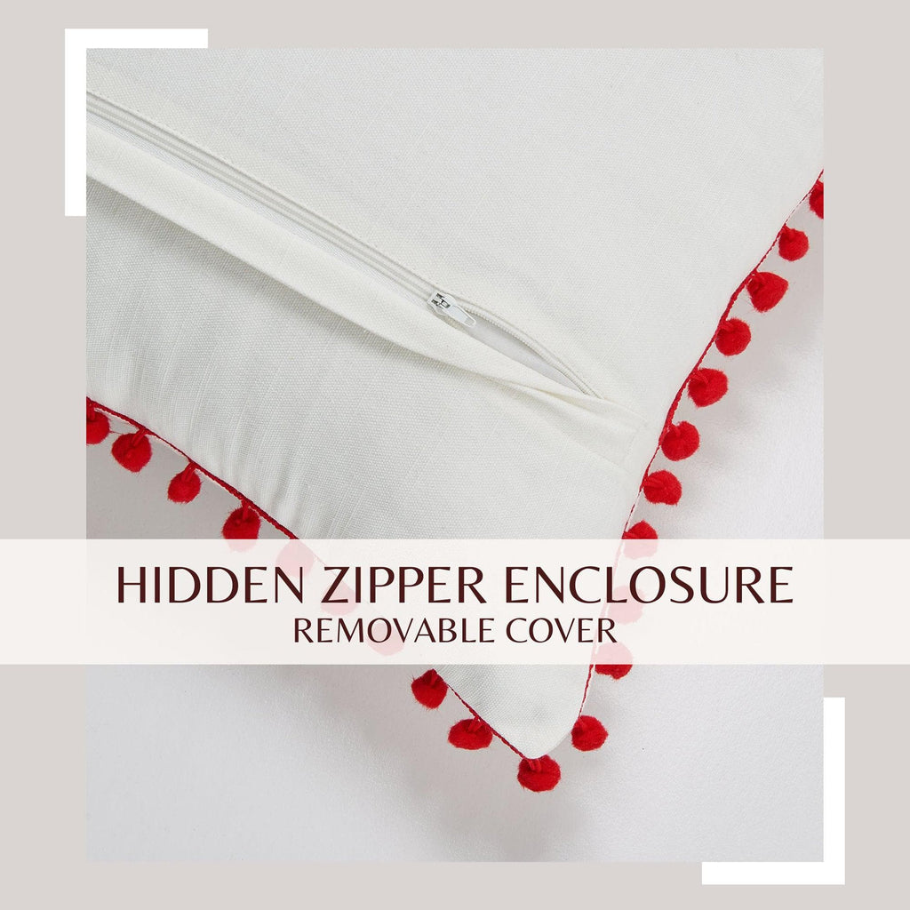 Holiday Throw Pillow - Jubilee Collection -  90% Cotton Cover