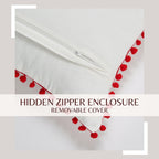 Holiday Throw Pillow - Jubilee Collection -  90% Cotton Cover