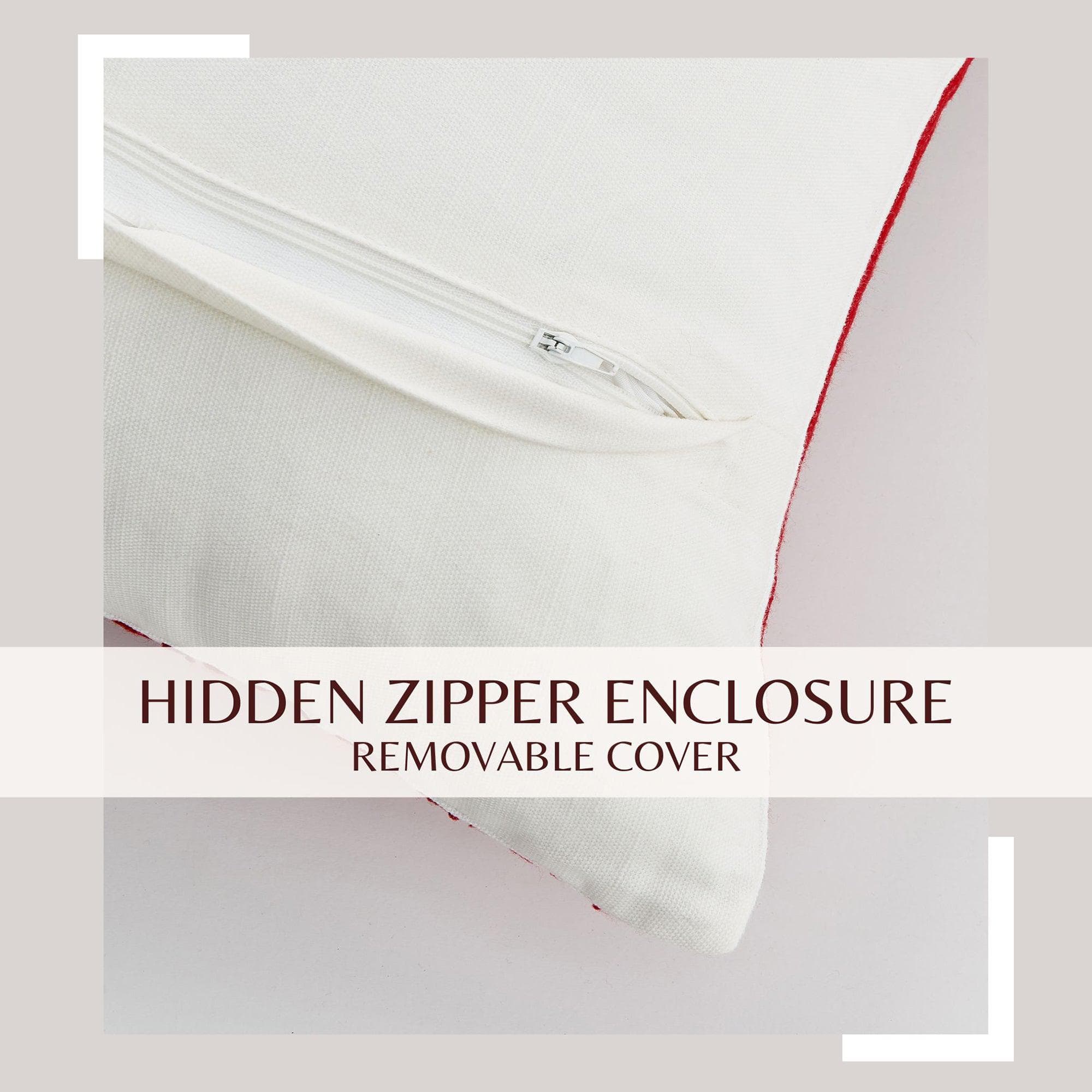 Holiday Throw Pillow - Jubilee Collection -  90% Cotton Cover