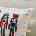 Holiday Throw Pillow - Jubilee Collection -  90% Cotton Cover