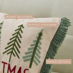 Holiday Throw Pillow - Jubilee Collection -  90% Cotton Cover