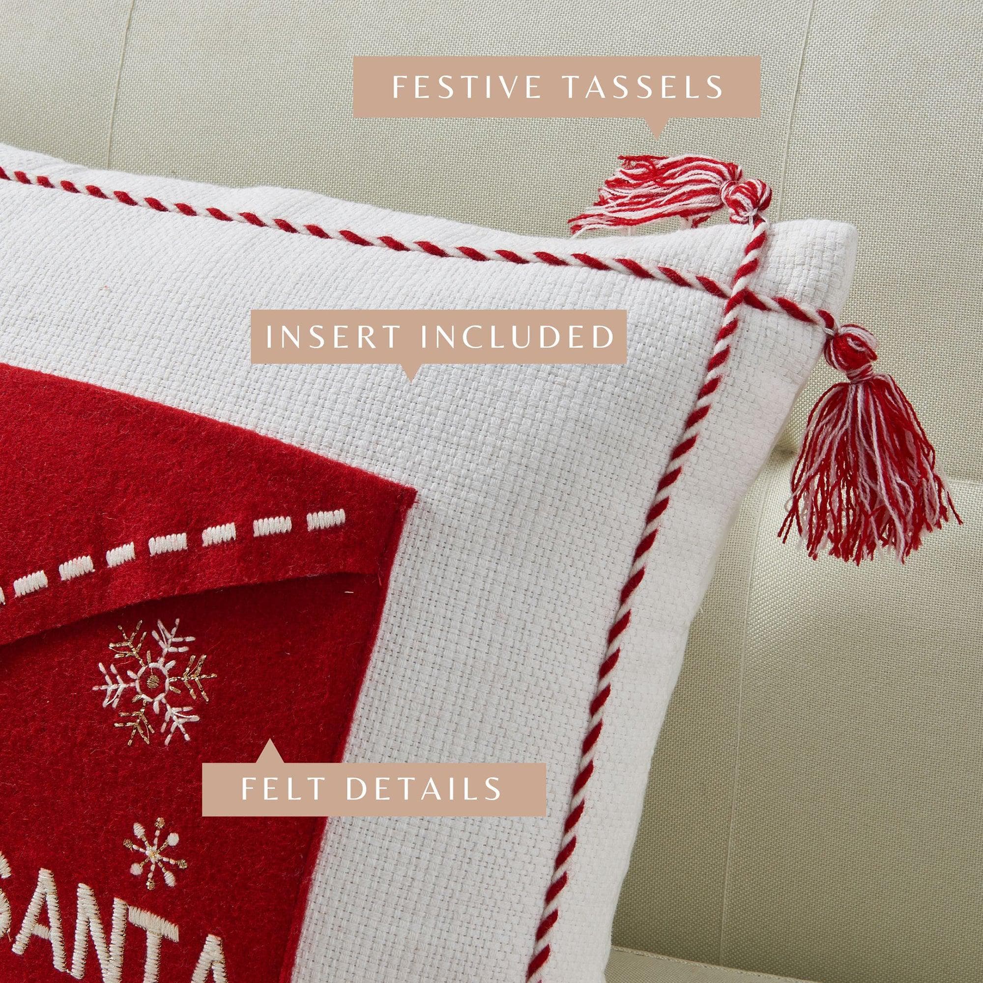 Holiday Throw Pillow - Jubilee Collection -  90% Cotton Cover